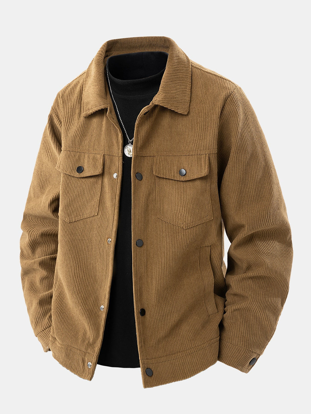 Jur | Corduroy jack met opgezette zakken
