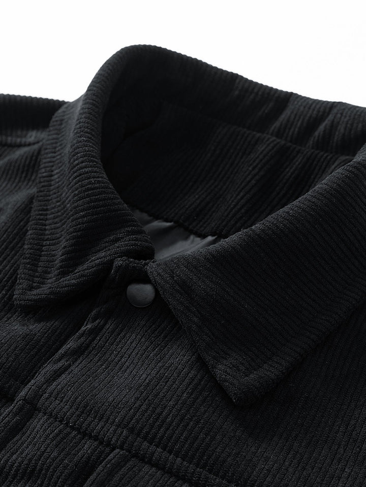 Jur | Corduroy jack met opgezette zakken