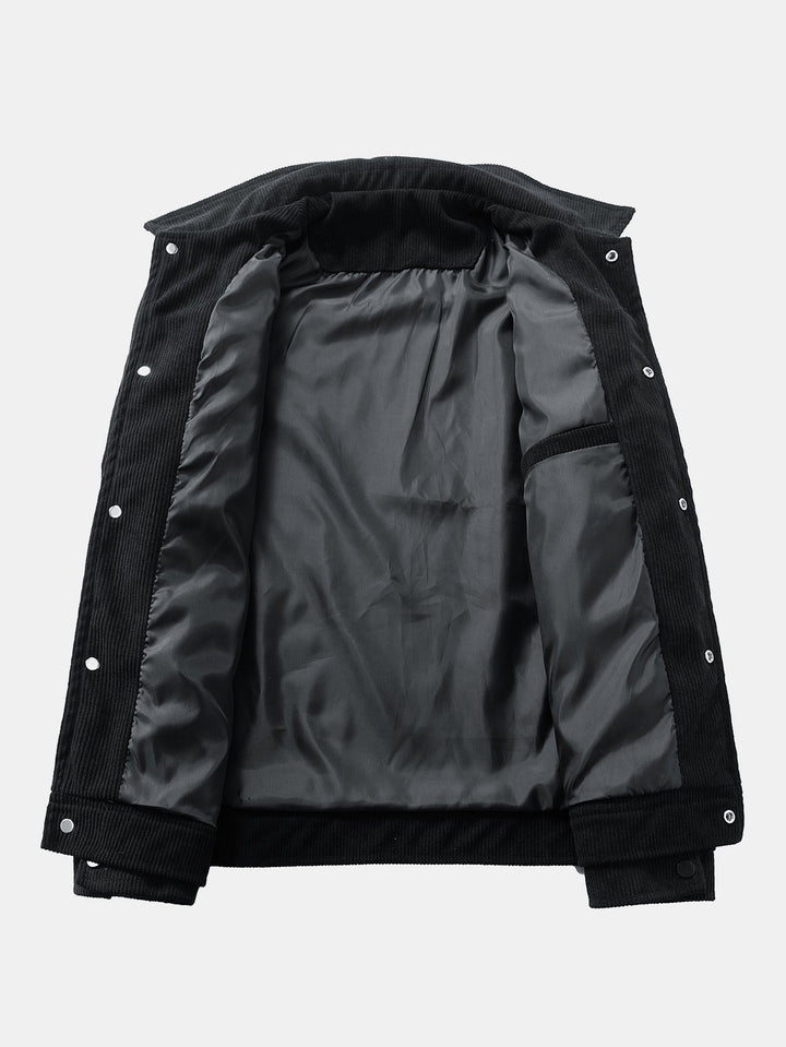 Jur | Corduroy jack met opgezette zakken