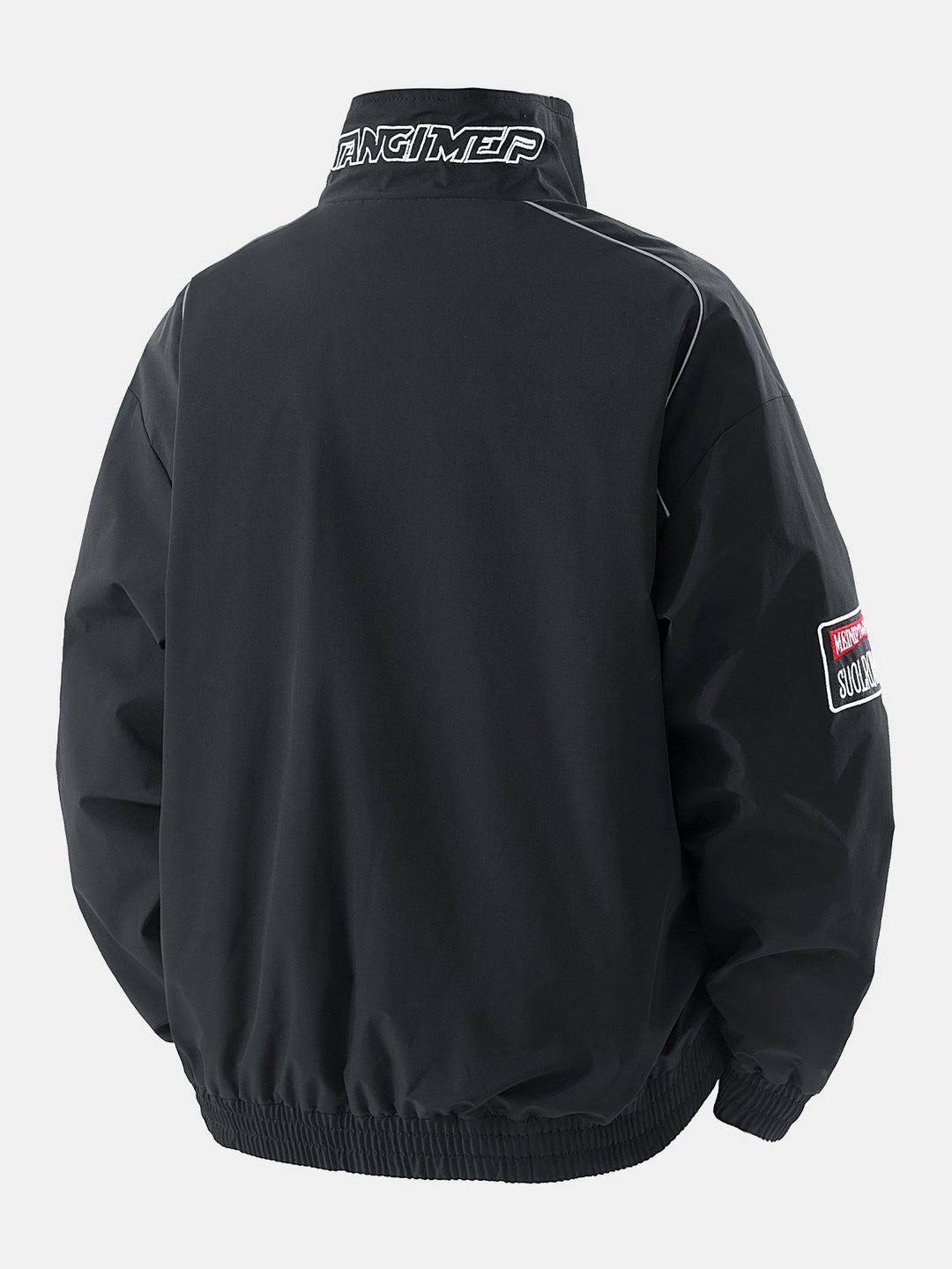 Mick | Geborduurd racing jack met relaxed fit