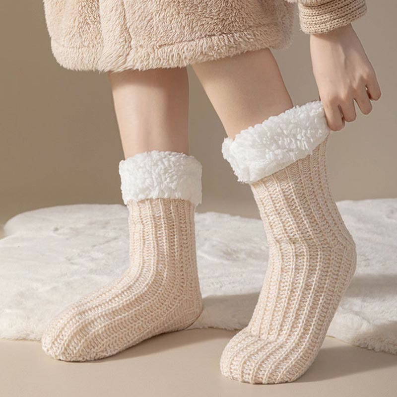 Evelien | Dikke fleece huissokken (2 paar)