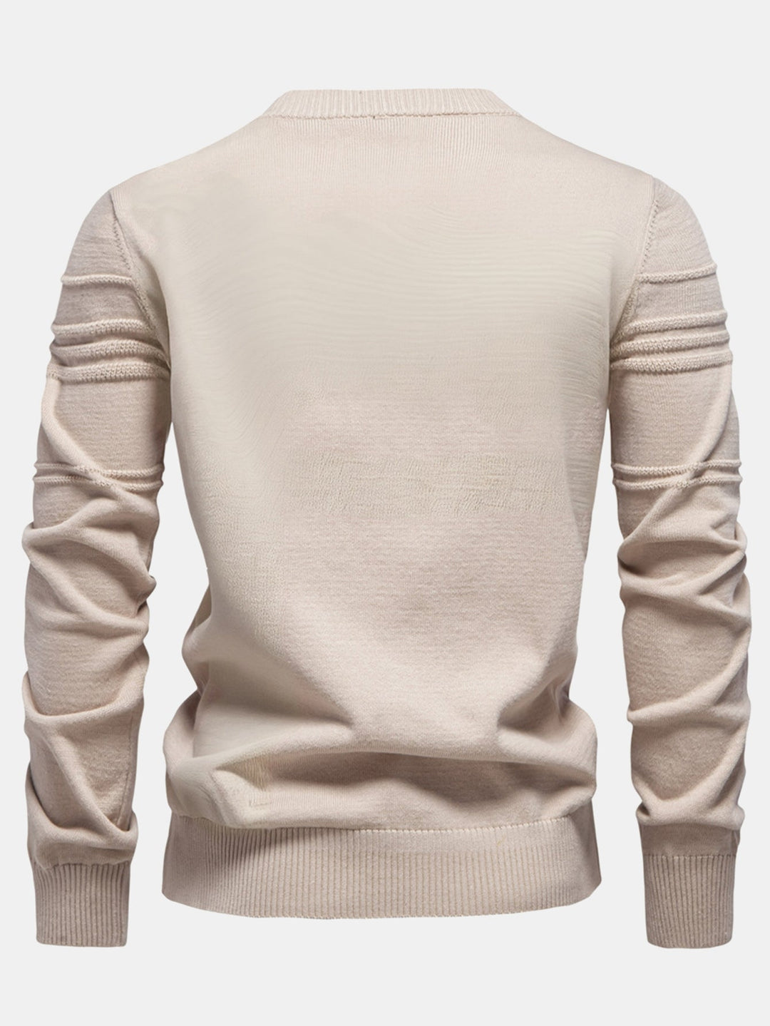Paul | Gestreepte jacquardtrui met ronde hals
