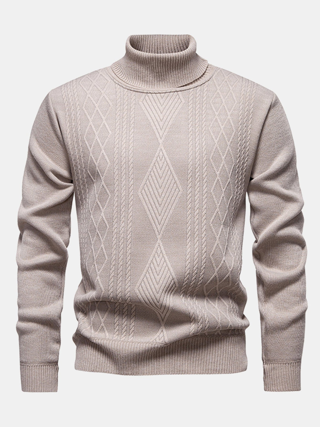 Joris | Jacquard coltrui met geometrisch patroon