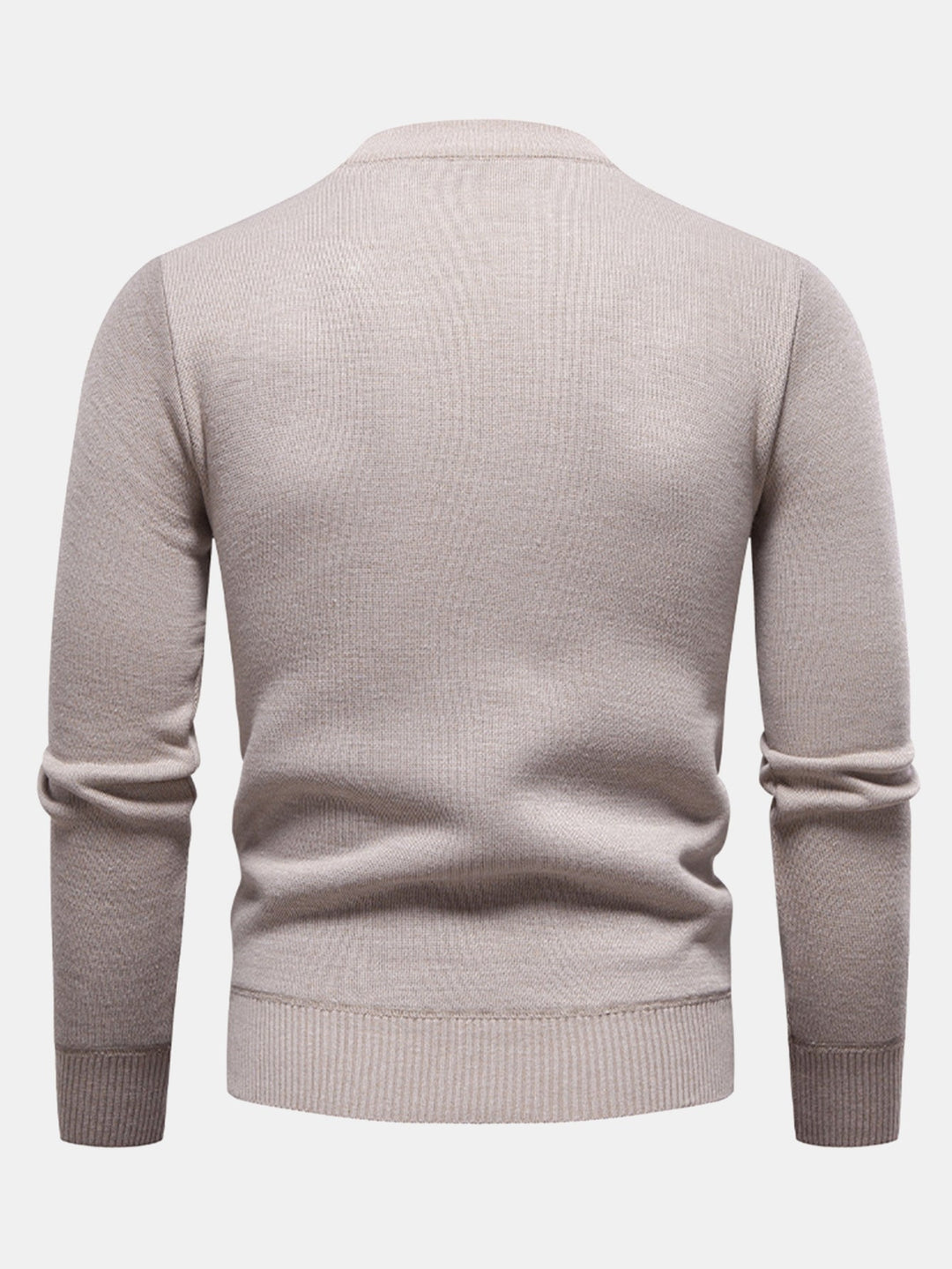 Geert | Jacquardtrui met geometrisch patroon en ronde hals