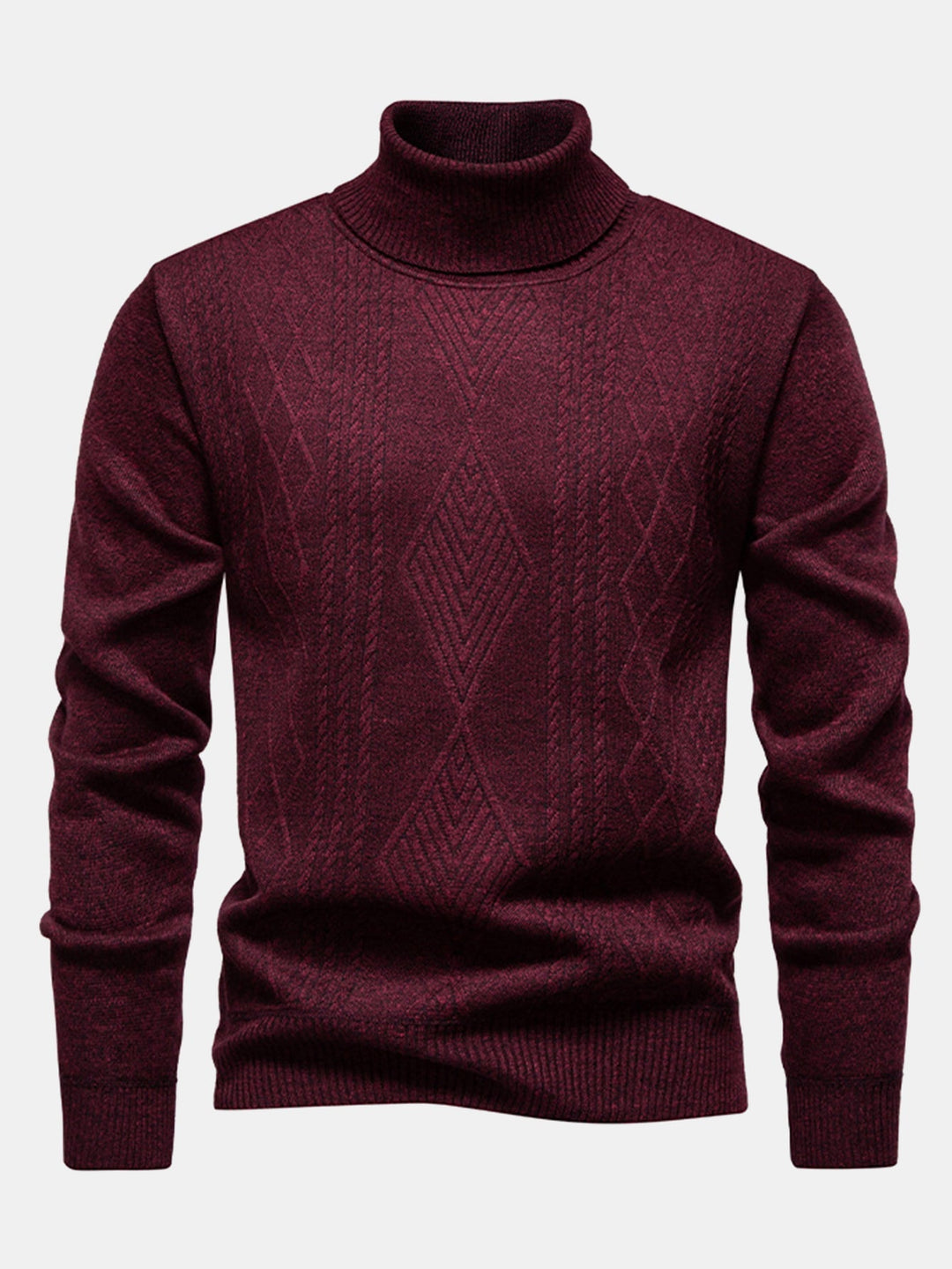 Joris | Jacquard coltrui met geometrisch patroon
