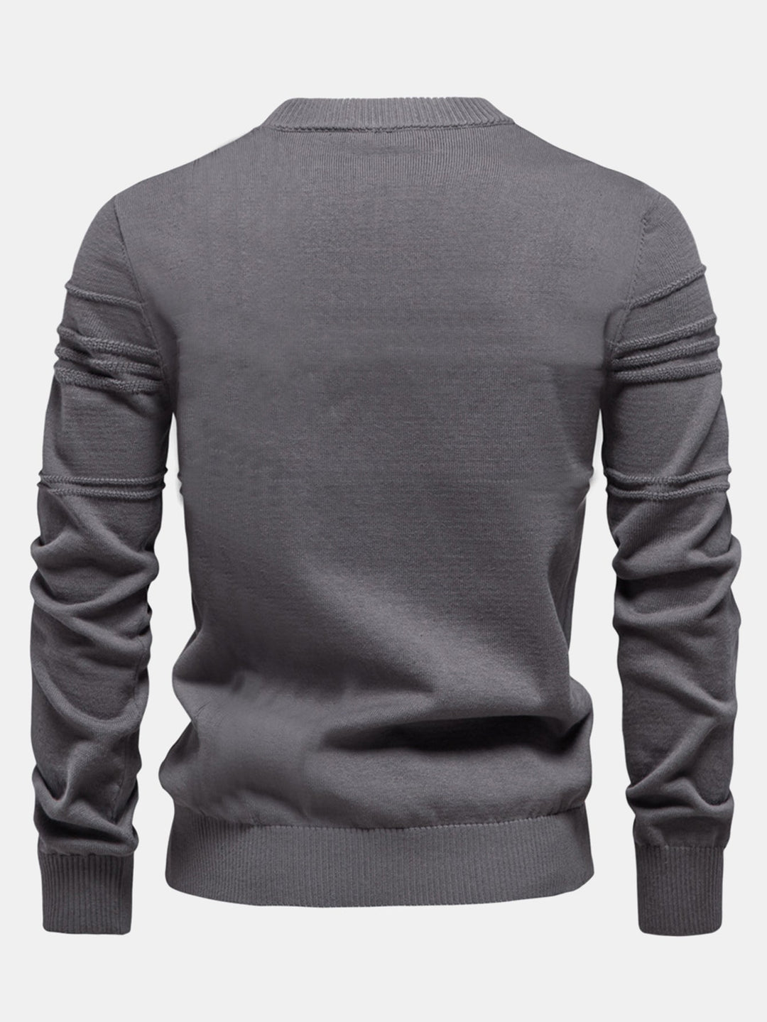 Paul | Gestreepte jacquardtrui met ronde hals