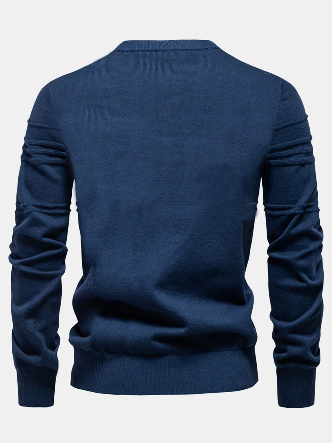 Paul | Gestreepte jacquardtrui met ronde hals