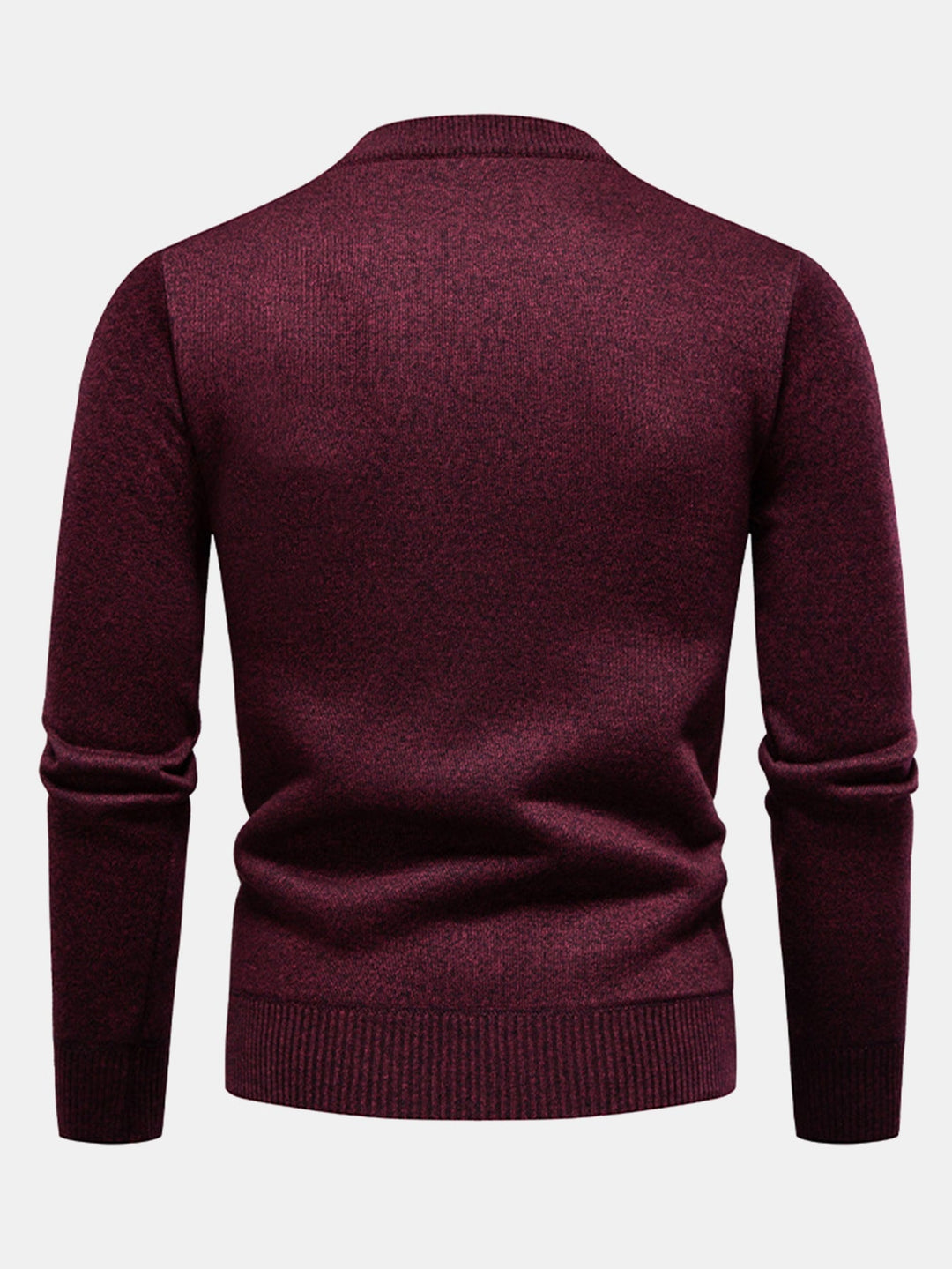 Geert | Jacquardtrui met geometrisch patroon en ronde hals