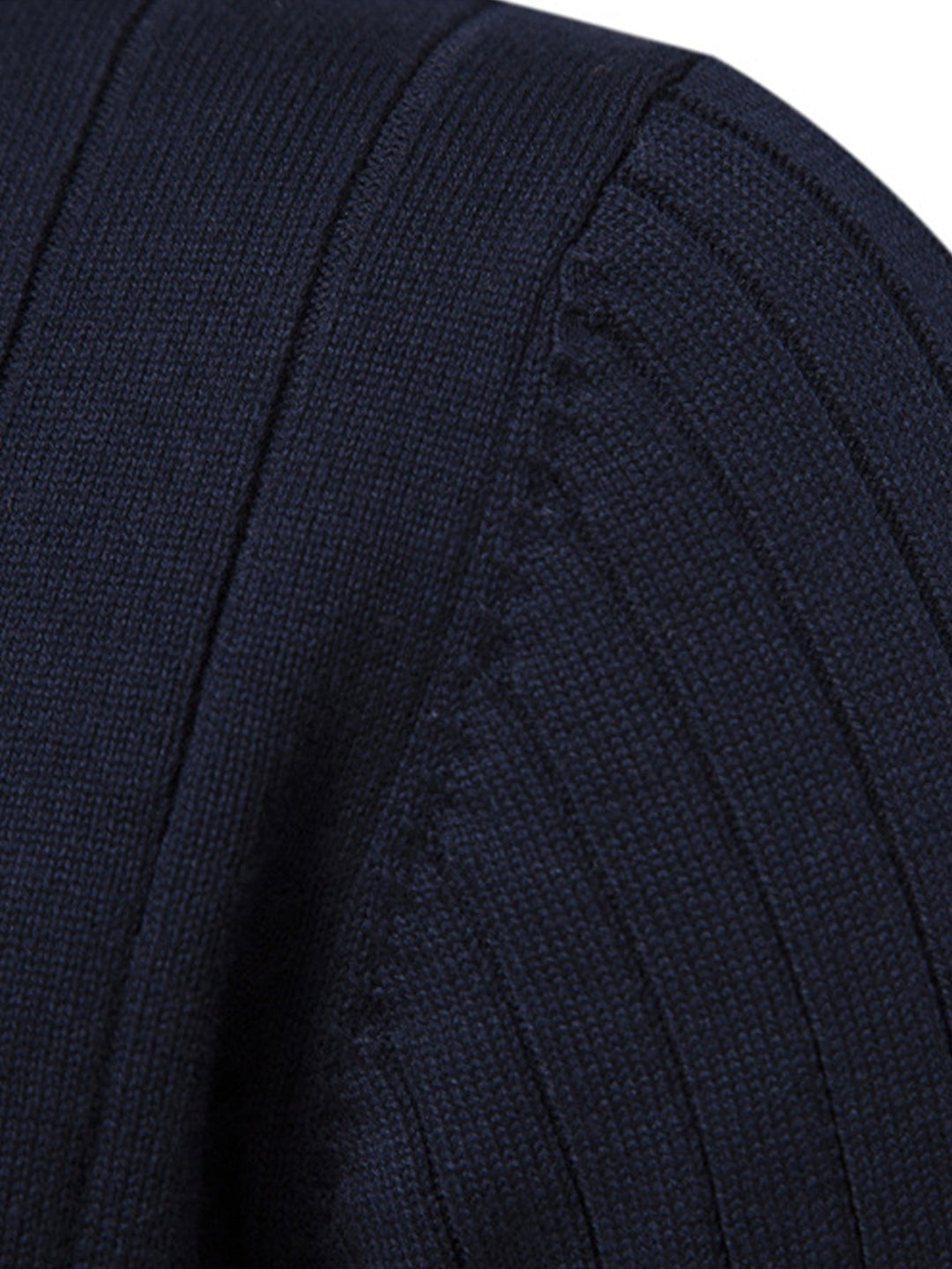 Nico | Gestreepte trui met korte rits