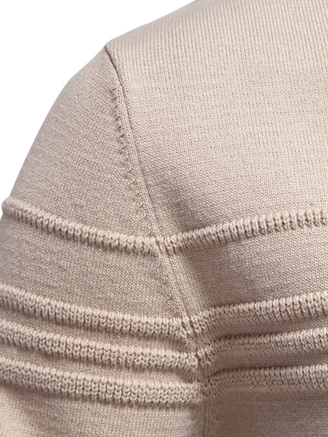 Paul | Gestreepte jacquardtrui met ronde hals