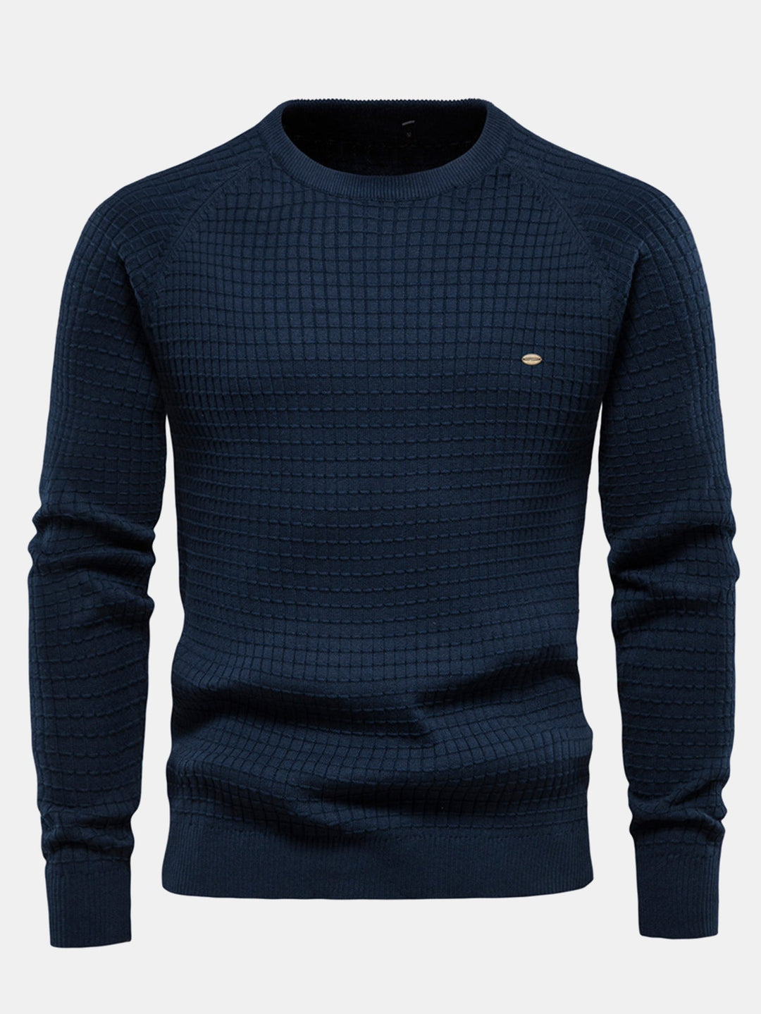 Boaz | Trui met wafelstructuur