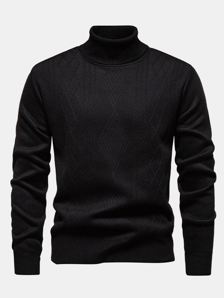 Joris | Jacquard coltrui met geometrisch patroon