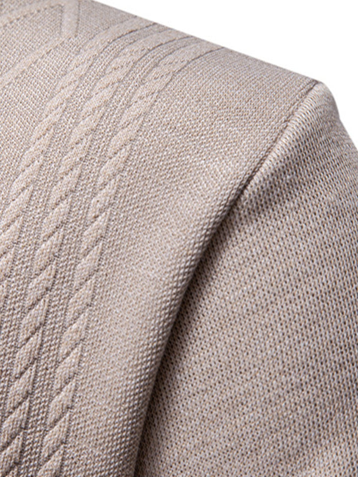 Joris | Jacquard coltrui met geometrisch patroon