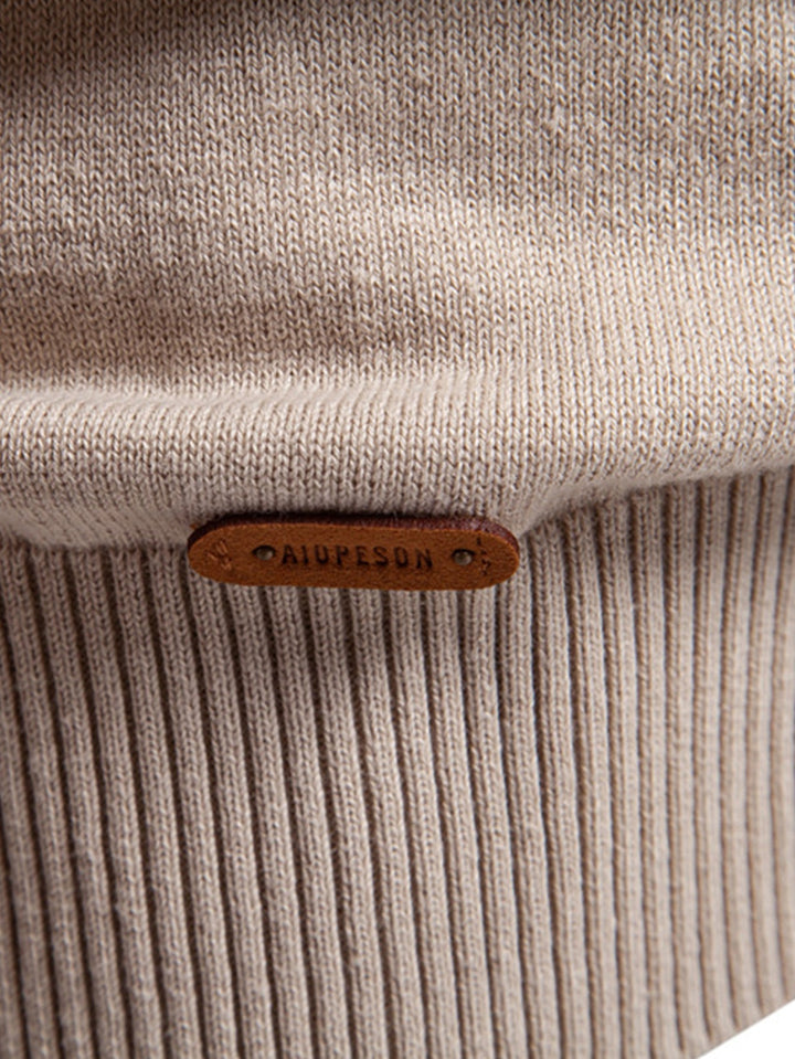 Paul | Gestreepte jacquardtrui met ronde hals