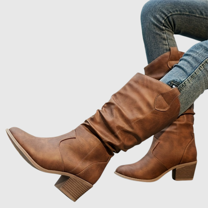 Demi | Bruine westernlaarzen