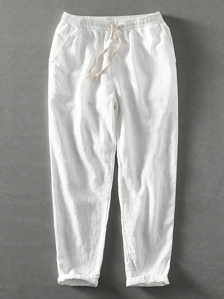 Cees | Linnen Katoenen Cropped Broek