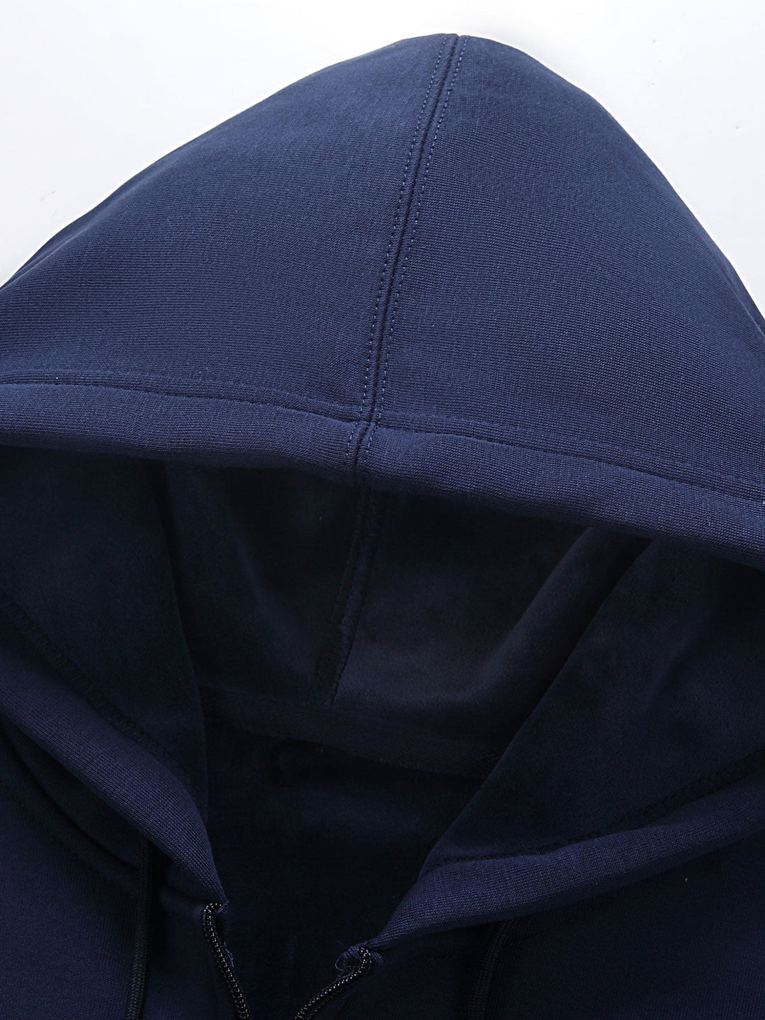 Zeno | Hoodie met pluchevoering, ritssluiting en relaxte pasvorm