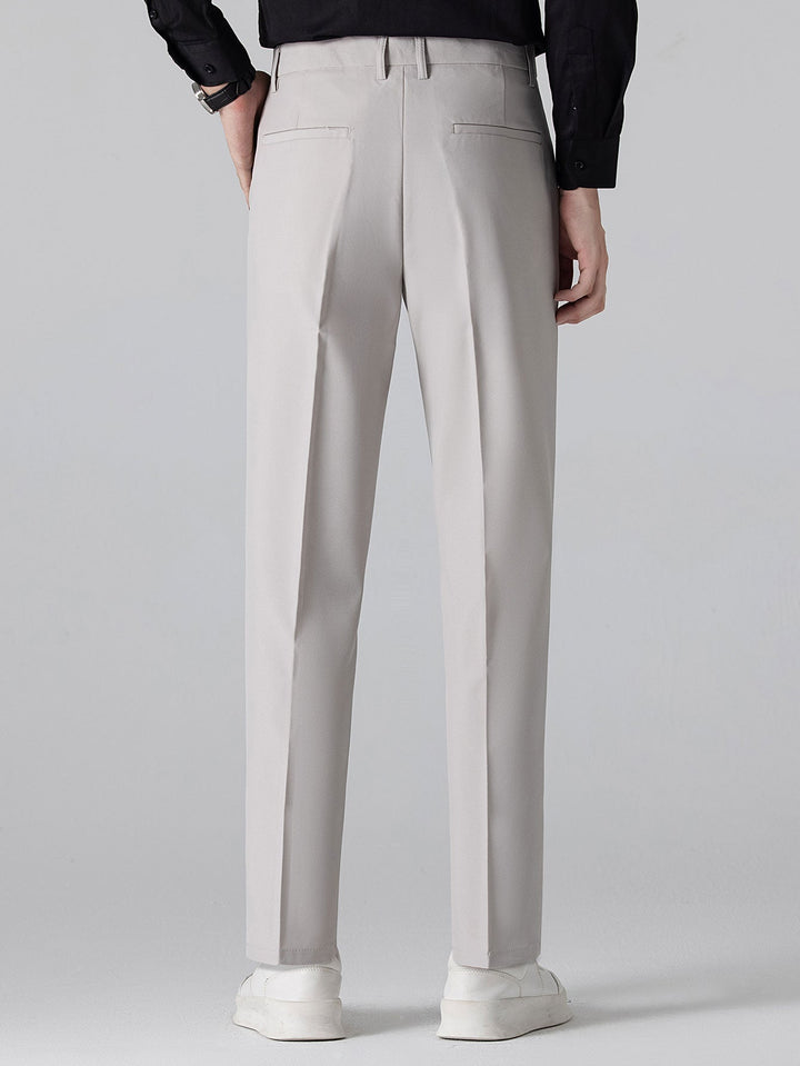 Sjoerd | Slim Fit Taps Toelopende Pantalon