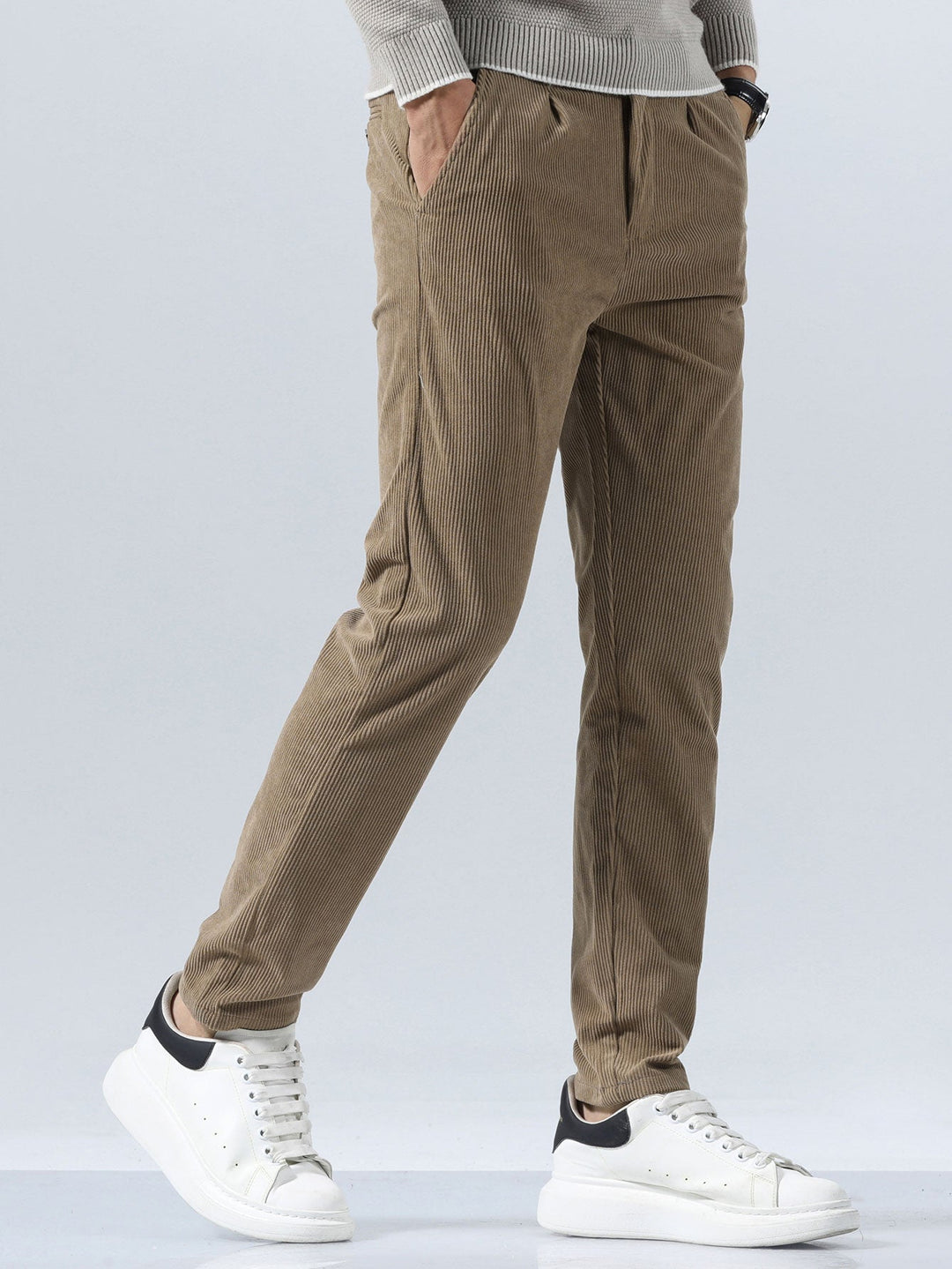 Luc | Corduroy Slim Fit Broek