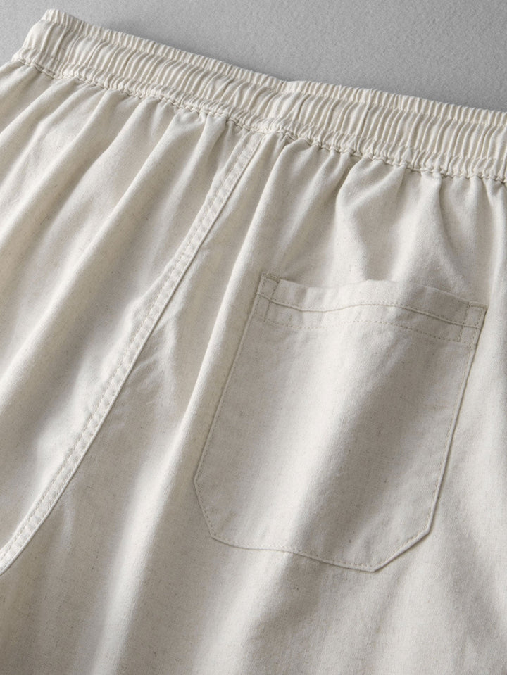 Dave | Linnen Broek Straight Leg