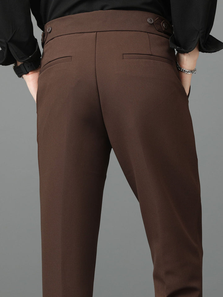 Björn | High Waist Slim Fit Pantalon