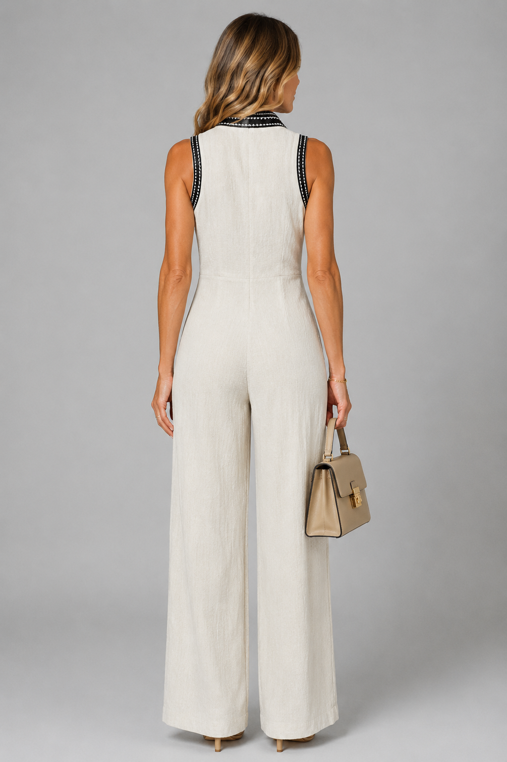 Claudia | Jumpsuit met borduursel