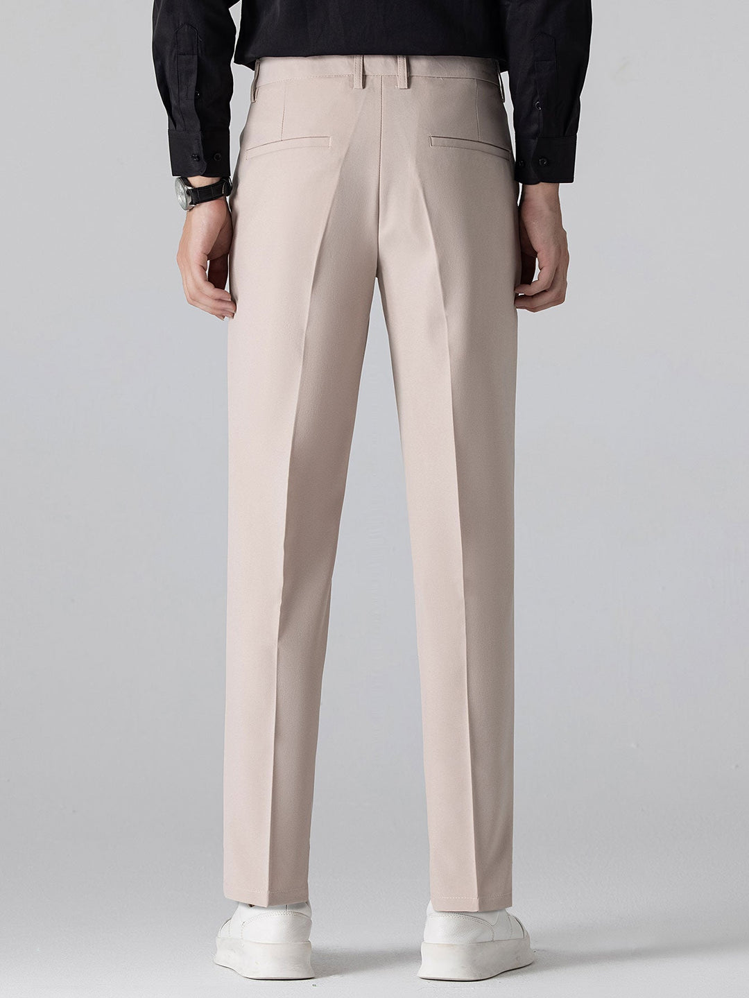 Sjoerd | Slim Fit Taps Toelopende Pantalon