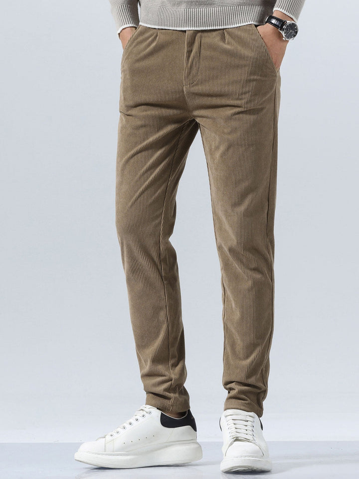 Luc | Corduroy Slim Fit Broek