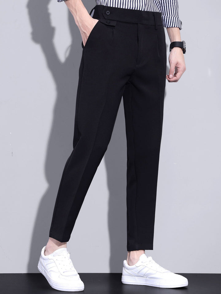 Wessel | Slim Fit Cropped Pantalon