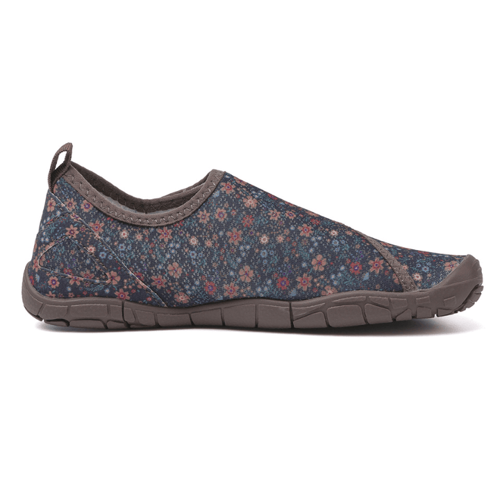 Linda | Bloemenprint marine
