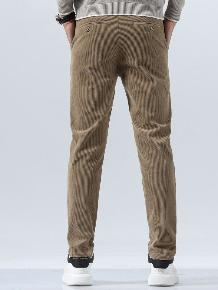 Luc | Corduroy Slim Fit Broek