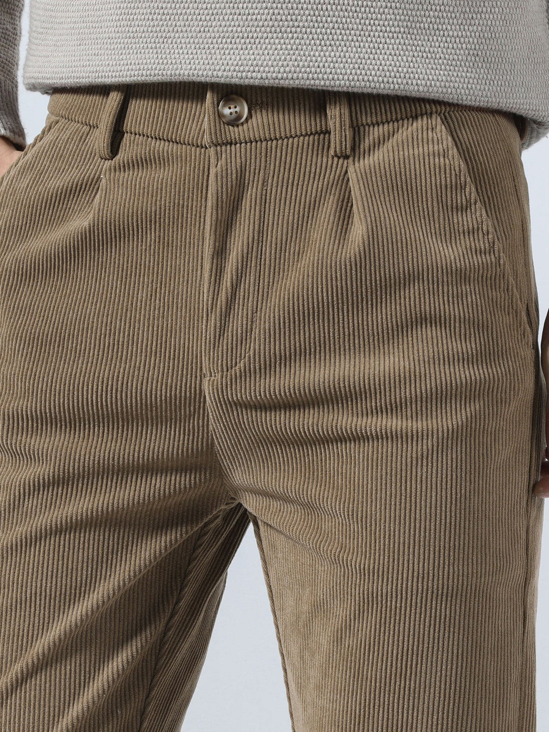 Luc | Corduroy Slim Fit Broek
