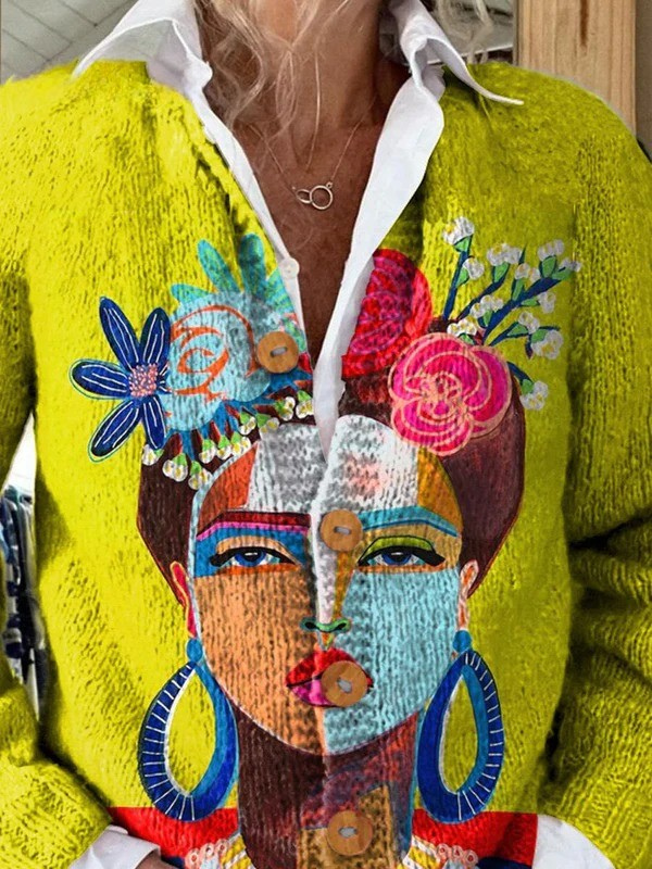 Nine | Portret kunstprint vest