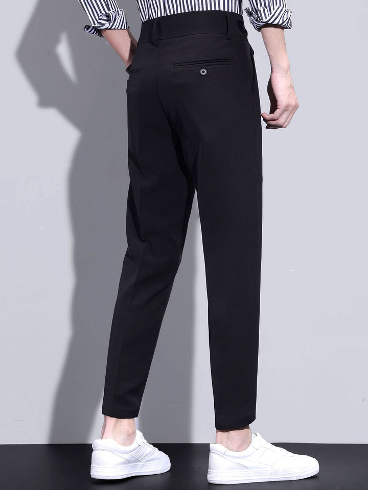 Wessel | Slim Fit Cropped Pantalon