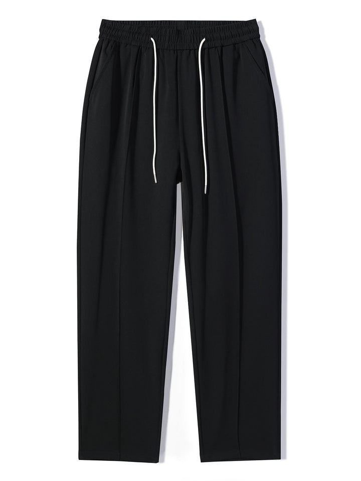 Abel | Geplooide Pantalon met Trekkoord