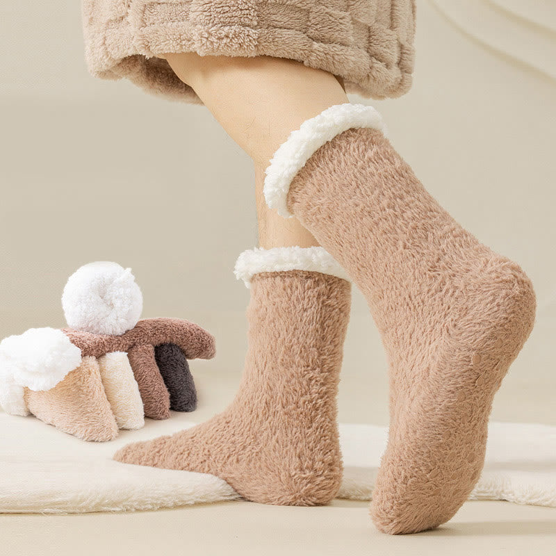 Babette | Zachte fleece huissokken