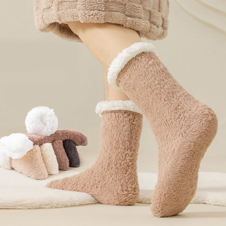 Babette | Zachte fleece huissokken