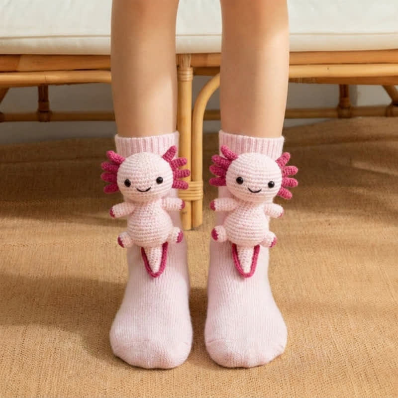 Greetje | Huissokken met knuffelend 3D-konijntje