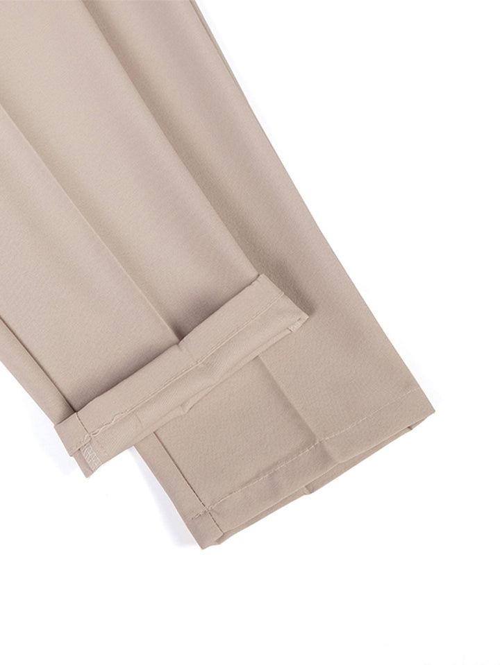 Sjoerd | Slim Fit Taps Toelopende Pantalon