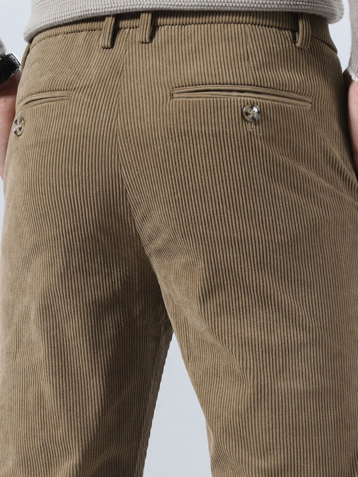 Luc | Corduroy Slim Fit Broek
