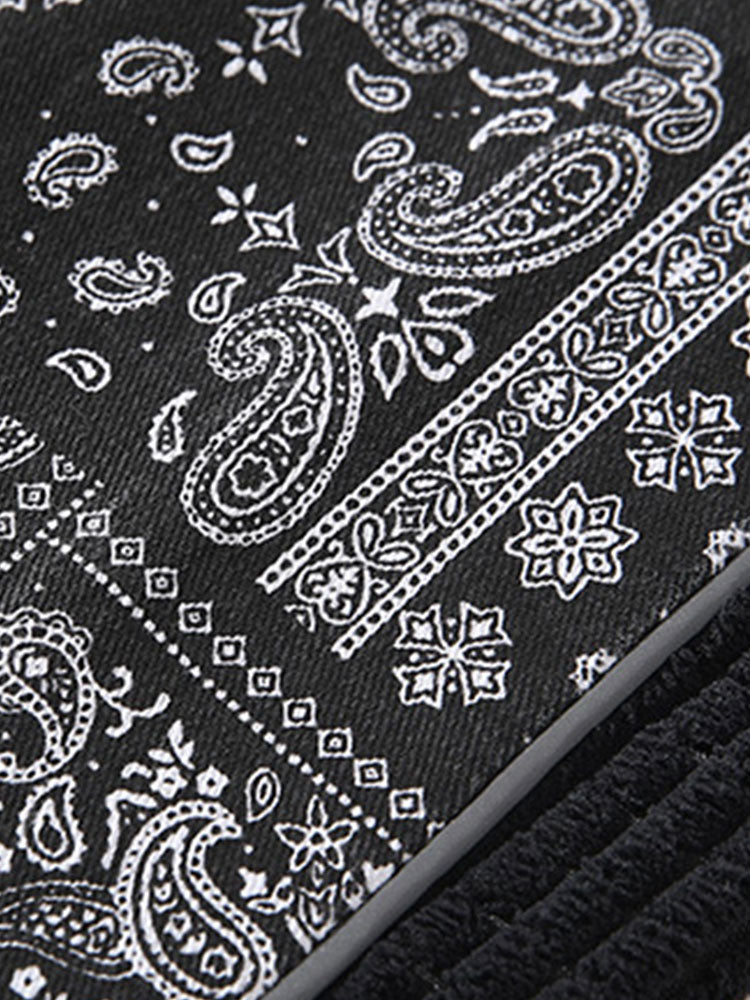 Roel | Corduroy Broek met Paisley Print
