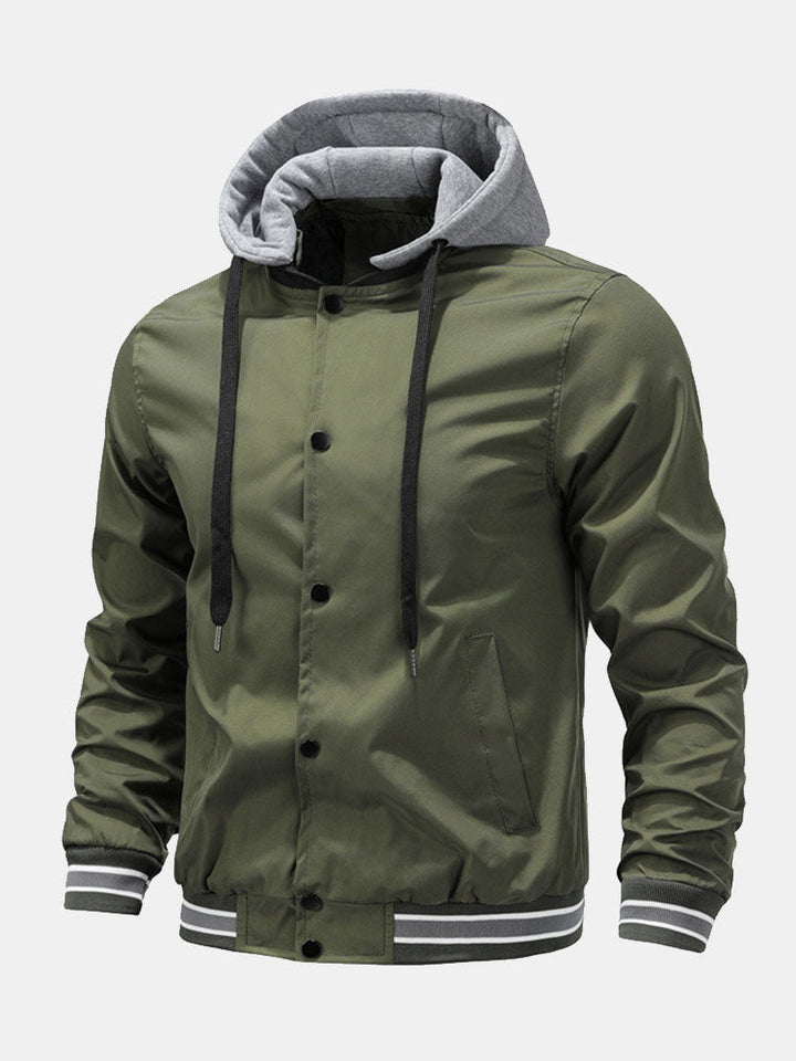 Onno | Bomber jack met afneembare capuchon
