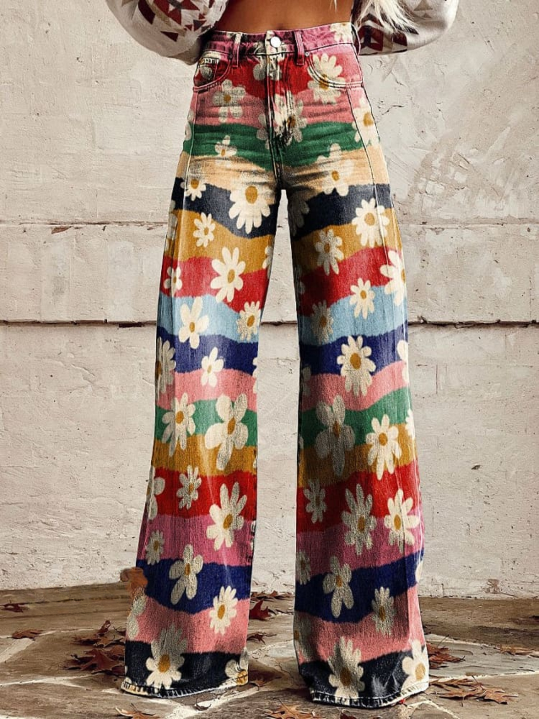 Floor | Retro bloemenbroek
