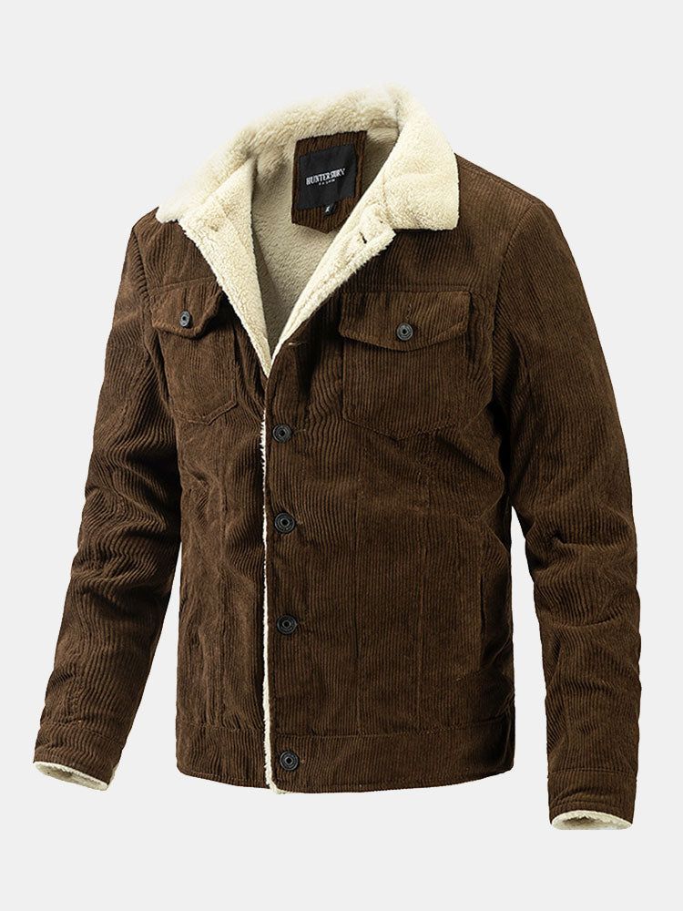 Sem | Corduroy jack met teddyvoering