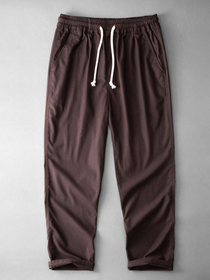 Dave | Linnen Broek Straight Leg