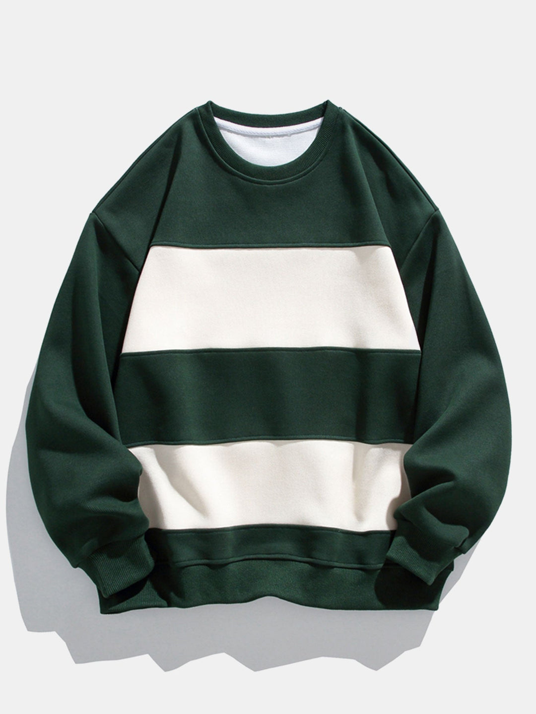 Daan | Sweater met kleurvlakken en relaxte pasvorm