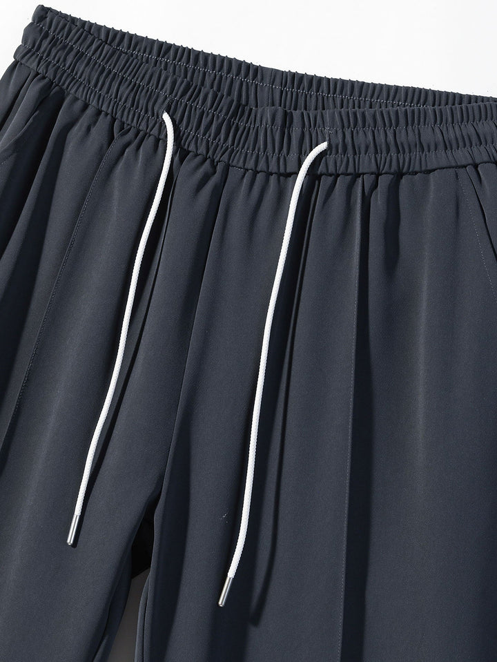 Abel | Geplooide Pantalon met Trekkoord