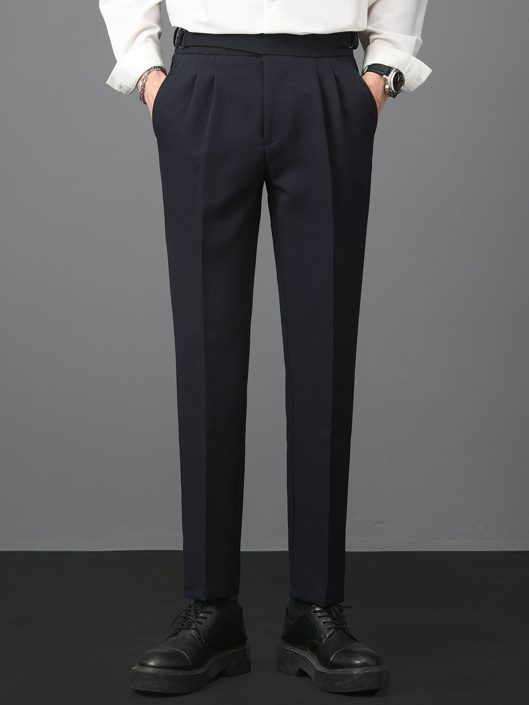 Björn | High Waist Slim Fit Pantalon