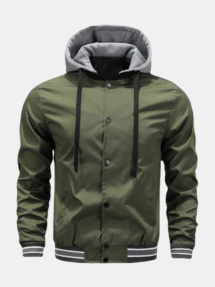 Onno | Bomber jack met afneembare capuchon