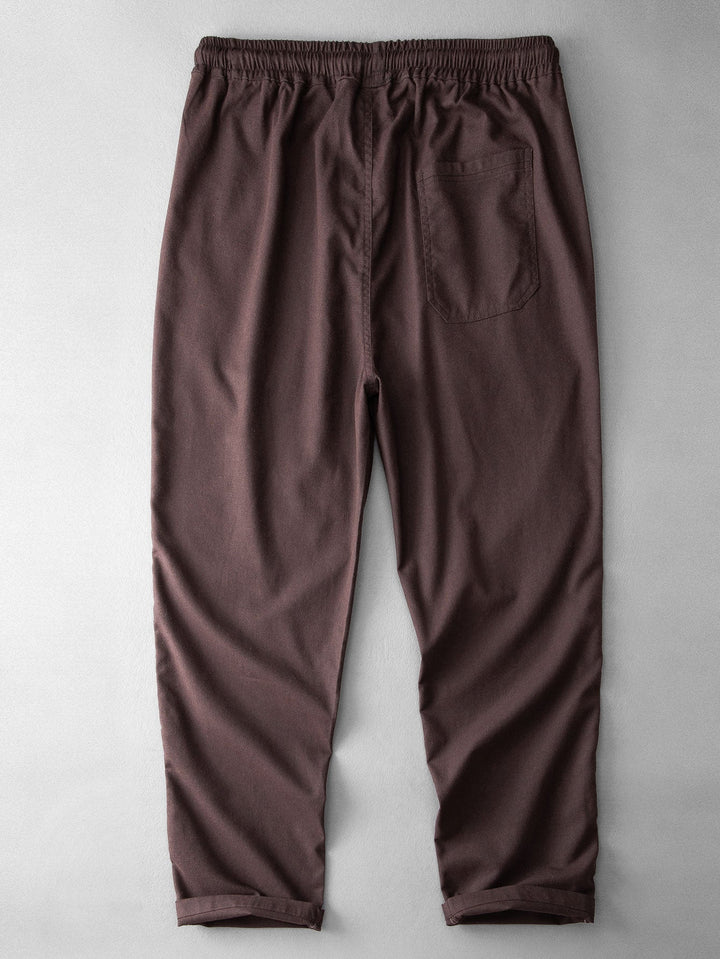 Dave | Linnen Broek Straight Leg